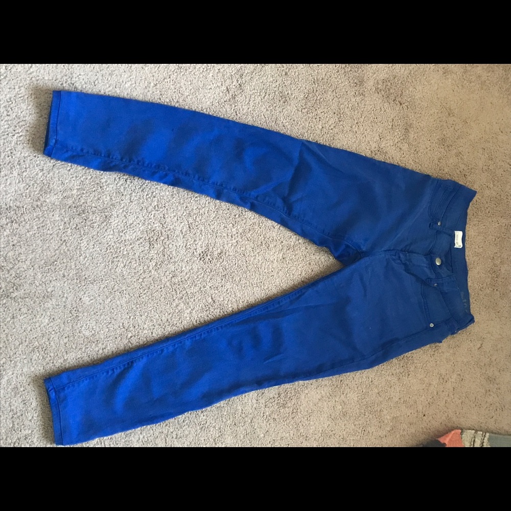 Blue jean leggings