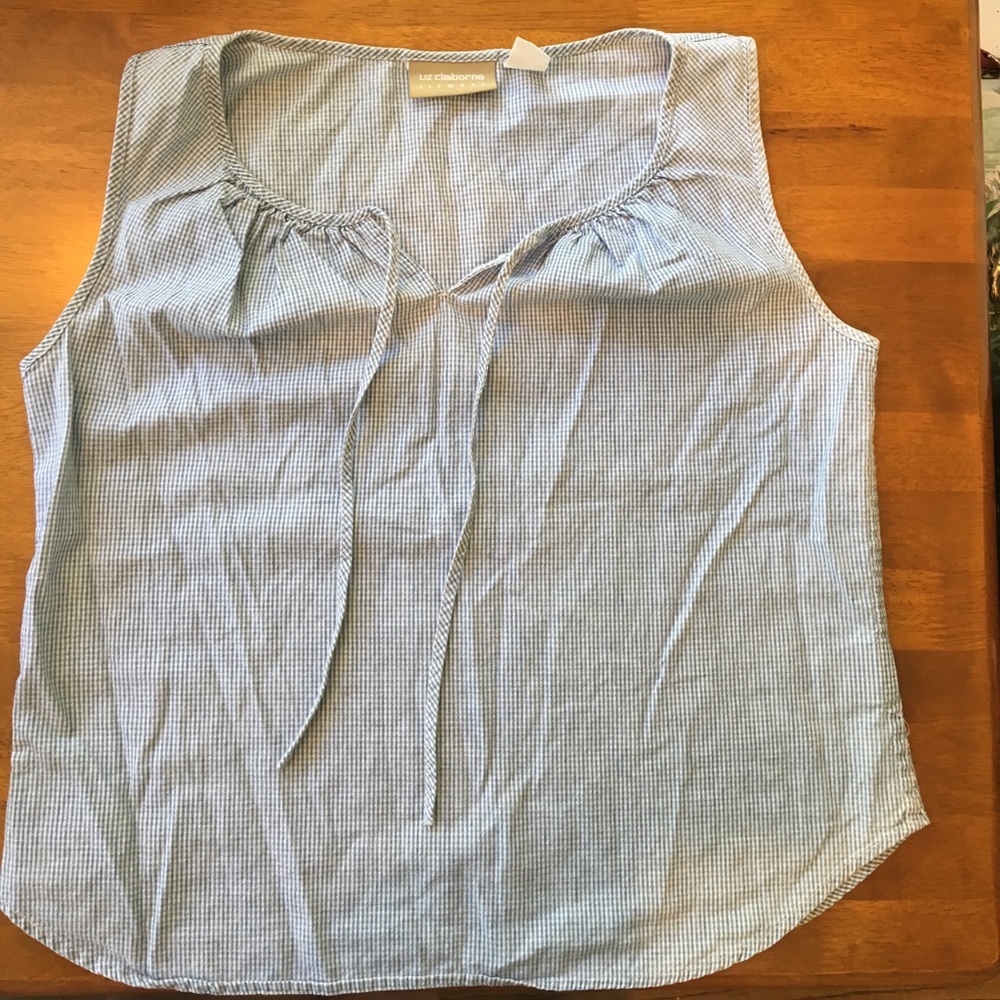 Blue tank top