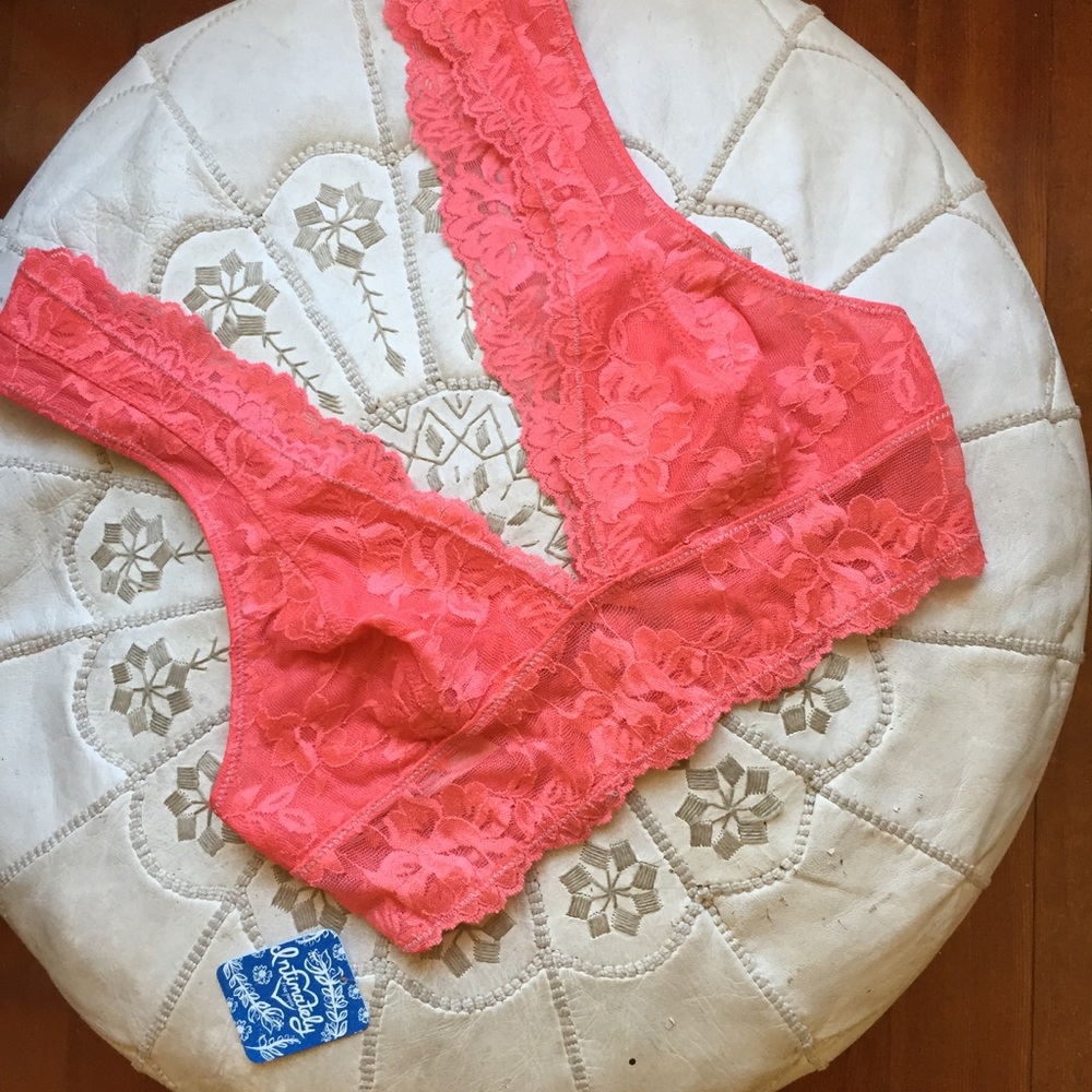 Free people lace bralette bra