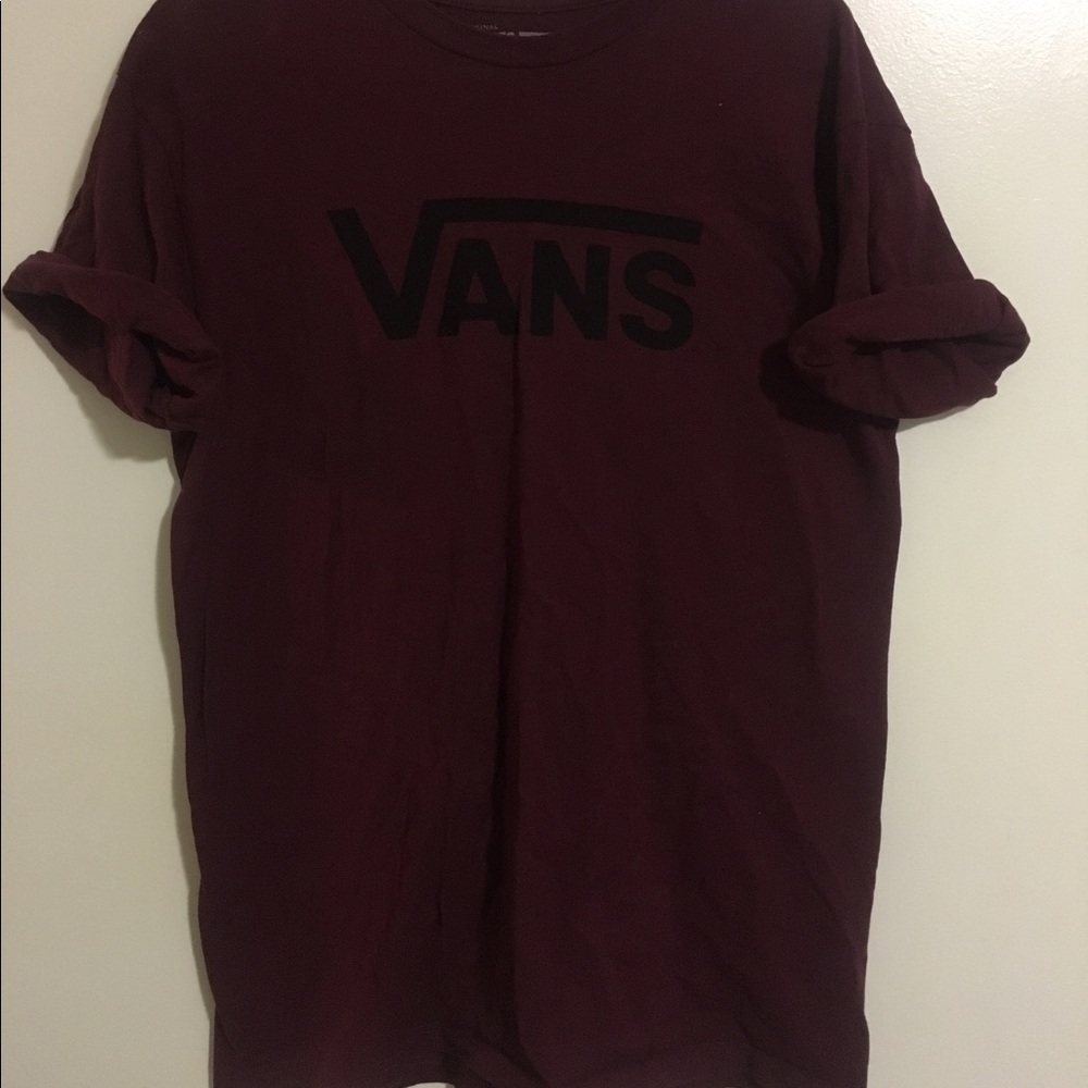 flawless condition vans logo tee