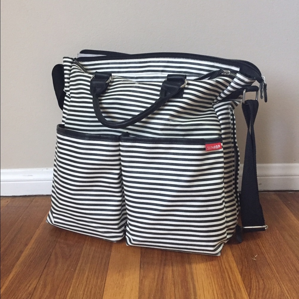 Skip hop duo stripe bag