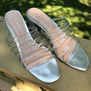 Zara Clear Sandals