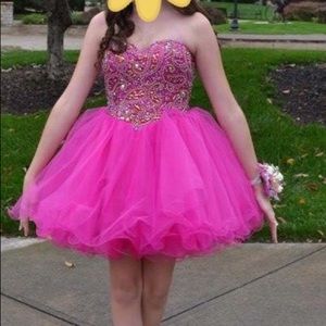 Popping Pink Sherri Hill Dress