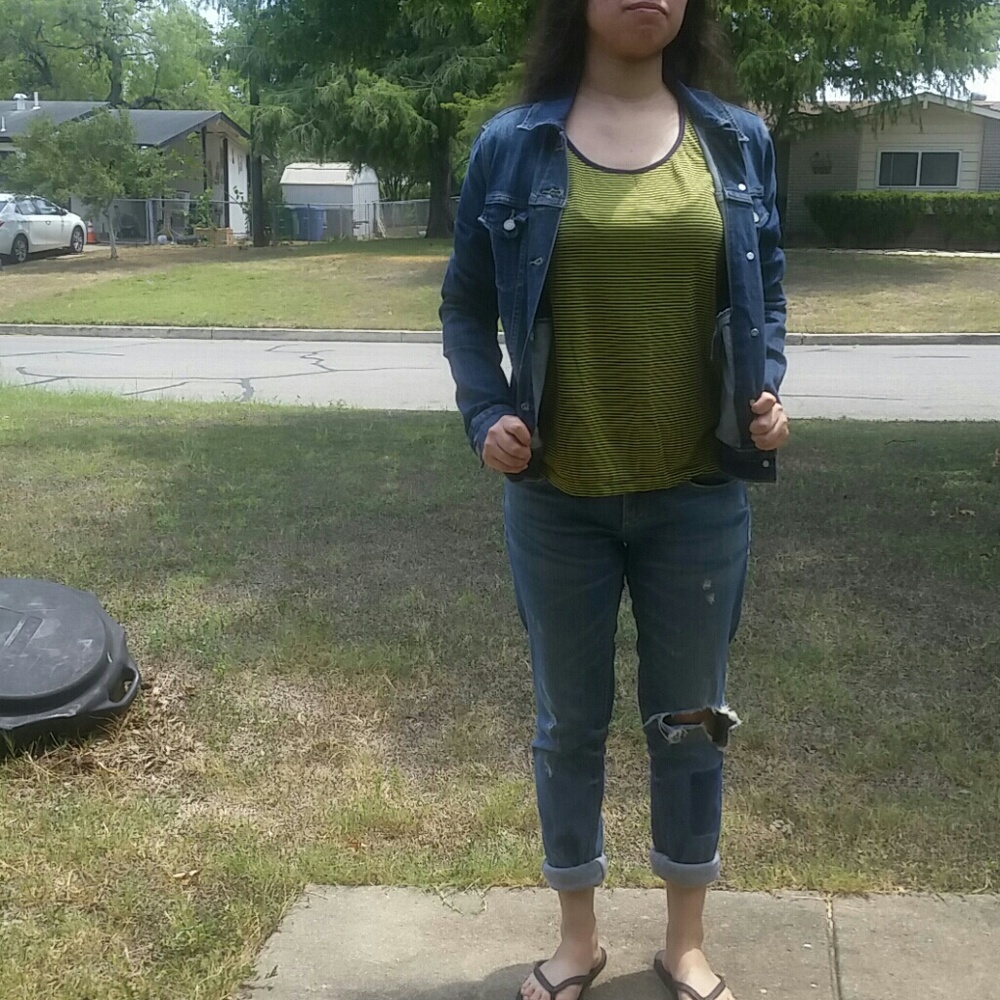 Liz Claiborne striped tee