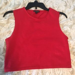 Size Small express red crop top!