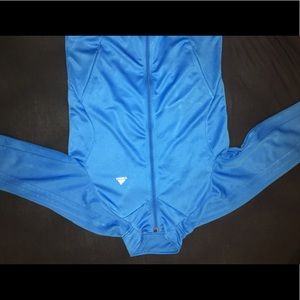 Light blue Adidas running jacket