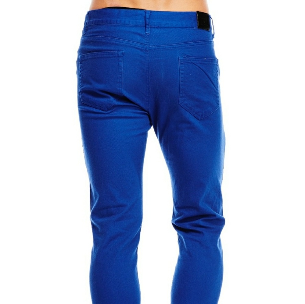 Royal Blue Skinny Jeans - Picture 2 of 3