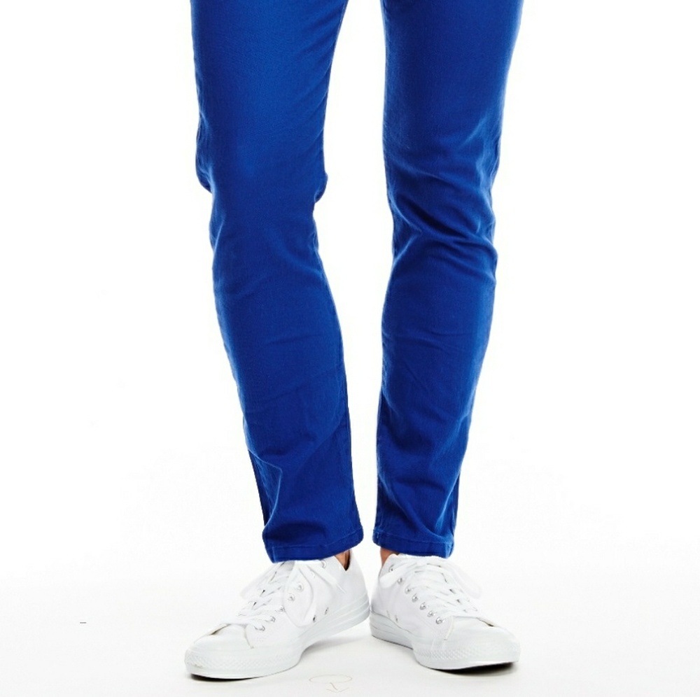 Royal Blue Skinny Jeans - Picture 3 of 3