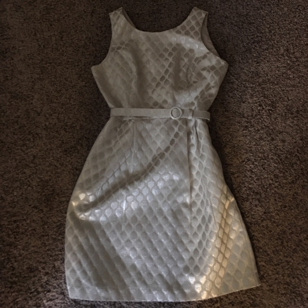White House/Black Market Ivory Cocktail Dress