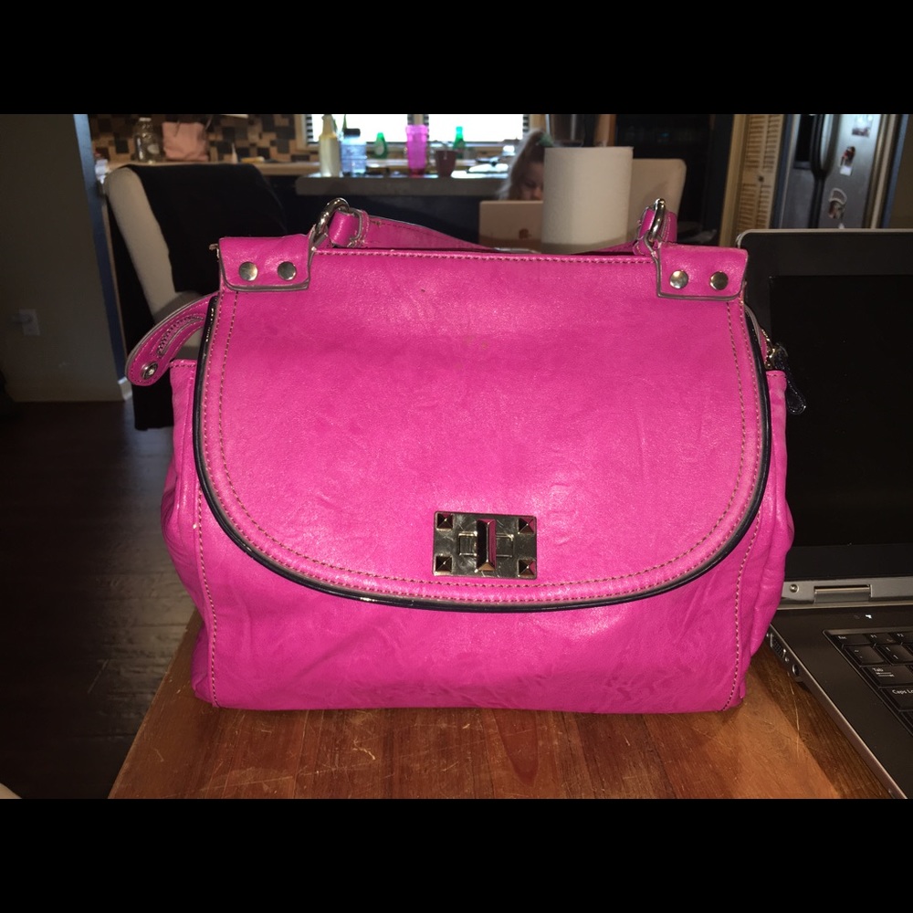 Jessica Simpson hot pink purse