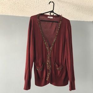 Calvin Klein plus-sized cardigan