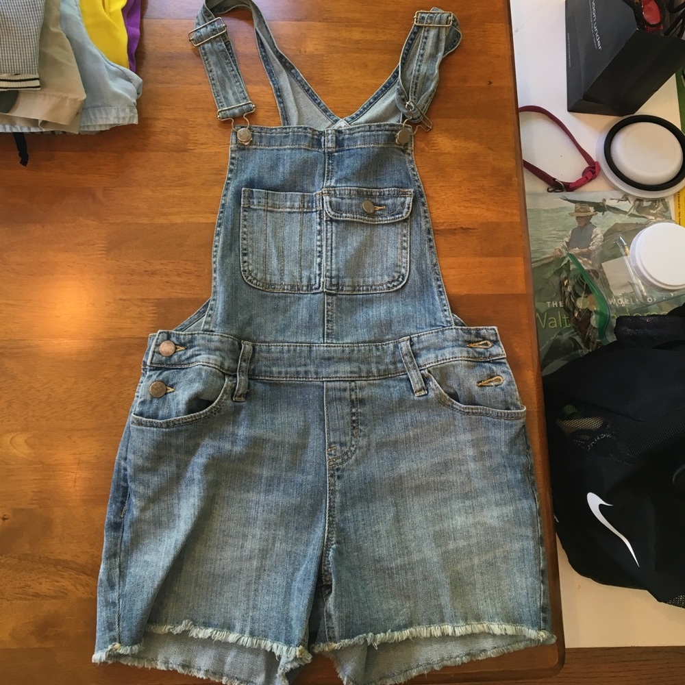 Denim overalls
