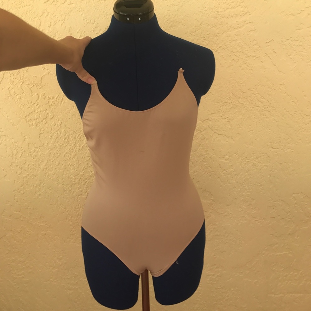 Capezio Nude Low Back Leotard