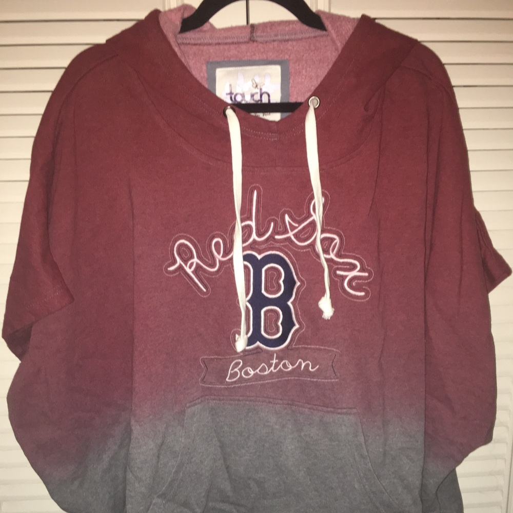 Boston Red Sox Sweatshirt Poncho