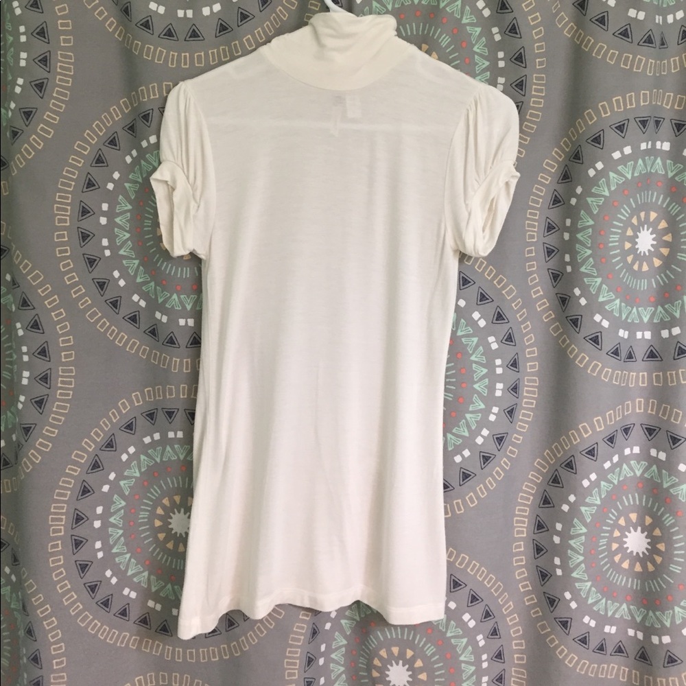 Cream mockneck