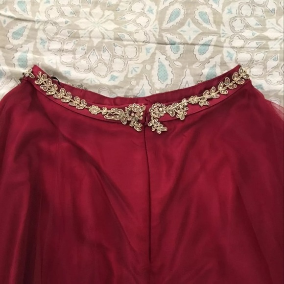 Two piece Royal Red Queen Gypsy Prom dress! - Picture 4 of 4