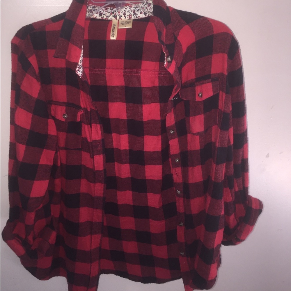 Red & black flannel perfect for fall!