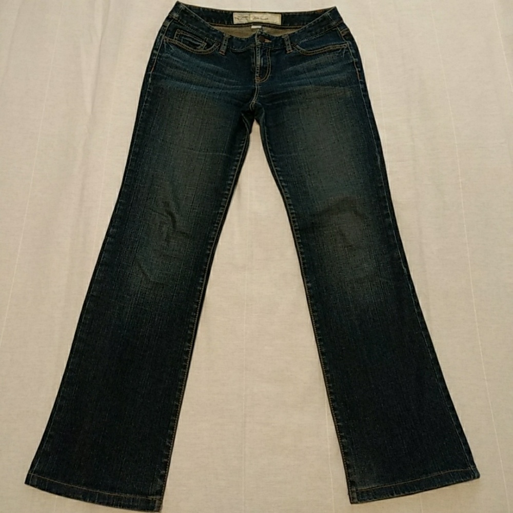 EUC Curvy  Slim Boot Low Rise Jeans