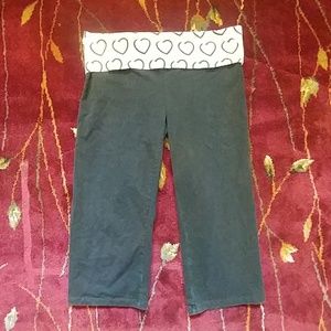 PINK Crop Yoga Size M