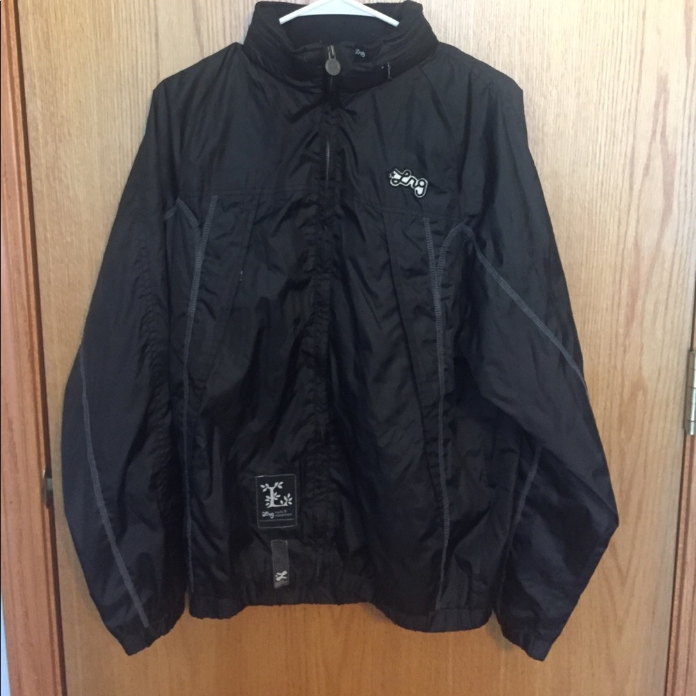 LRG Black Windbreaker
