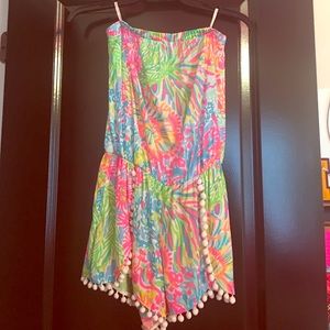 Lilly Pulitzer strapless romper