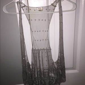 Moyna Silver Beaded Vest