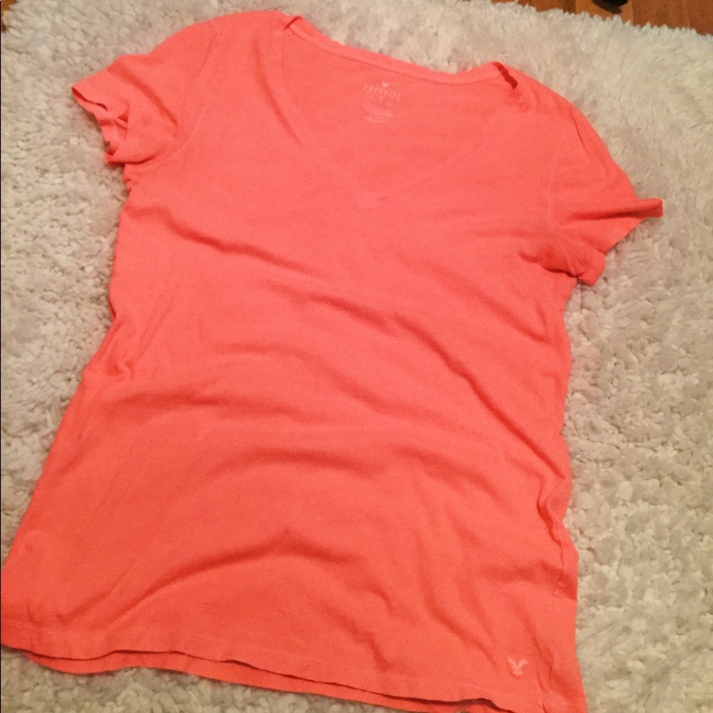 American Eagle Favorite Tee Coral