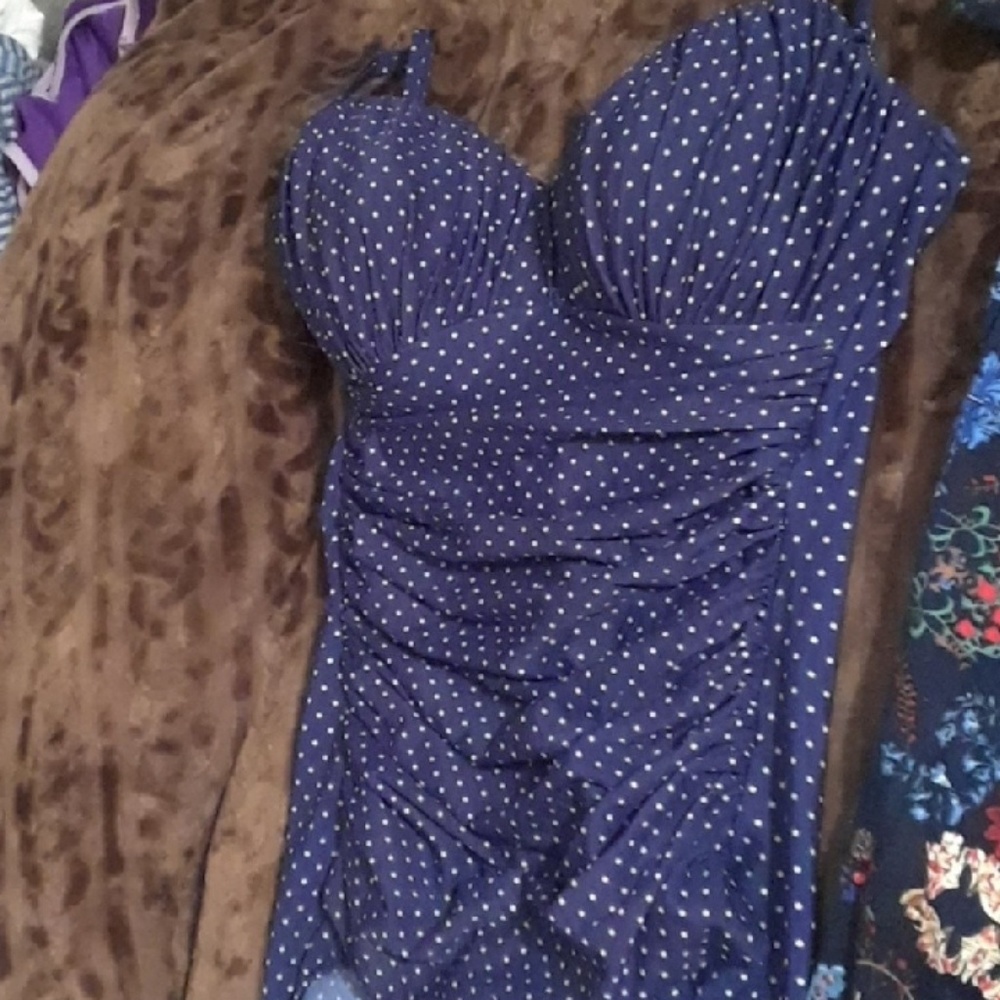 Set of black pants and Nordstroms swimsuit