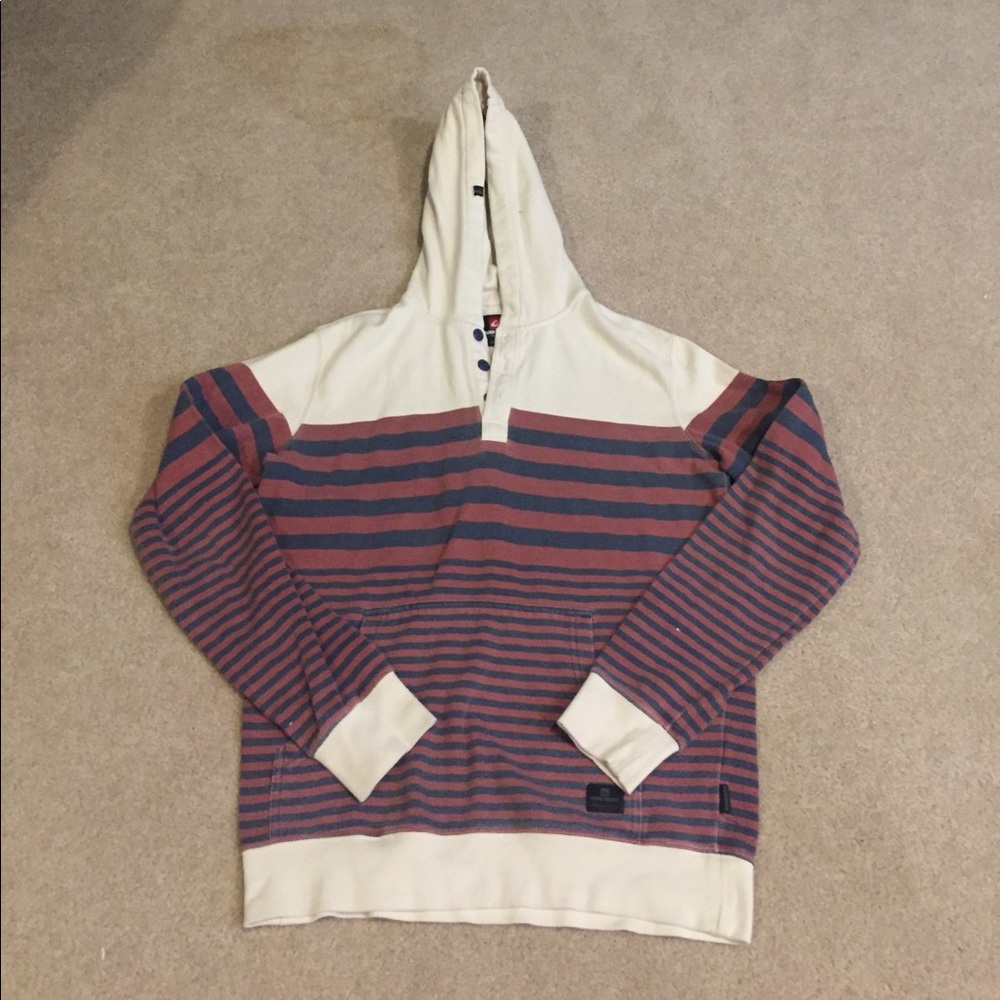 Quicksilver striped hoddie