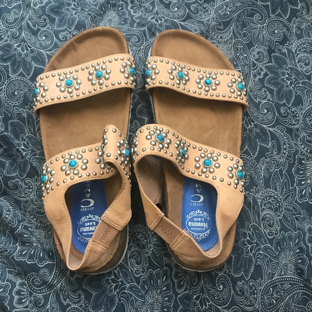 Jeffrey Campbell Birkenstock inspired sandals