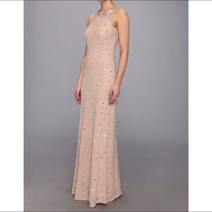Adrianna Papell Caviar Sheath Beaded Dress