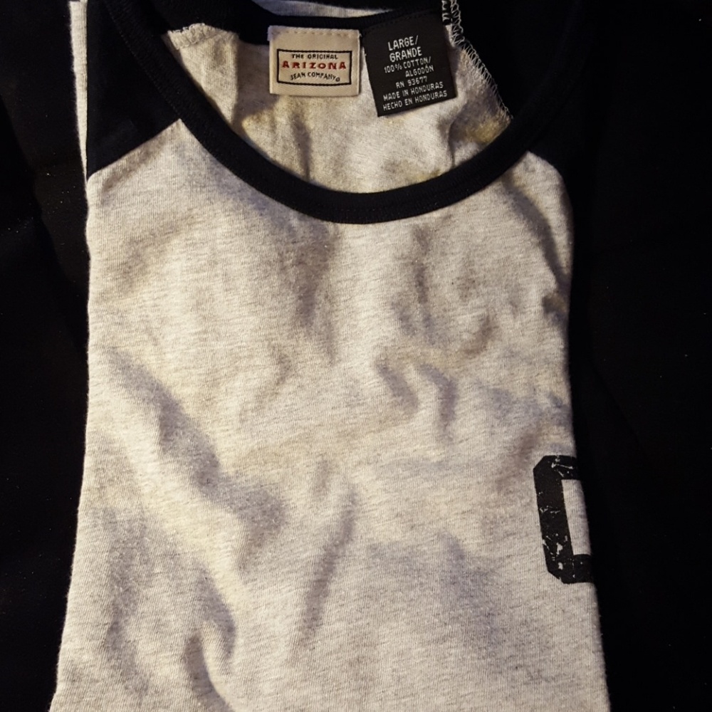 Gray & Black Tee