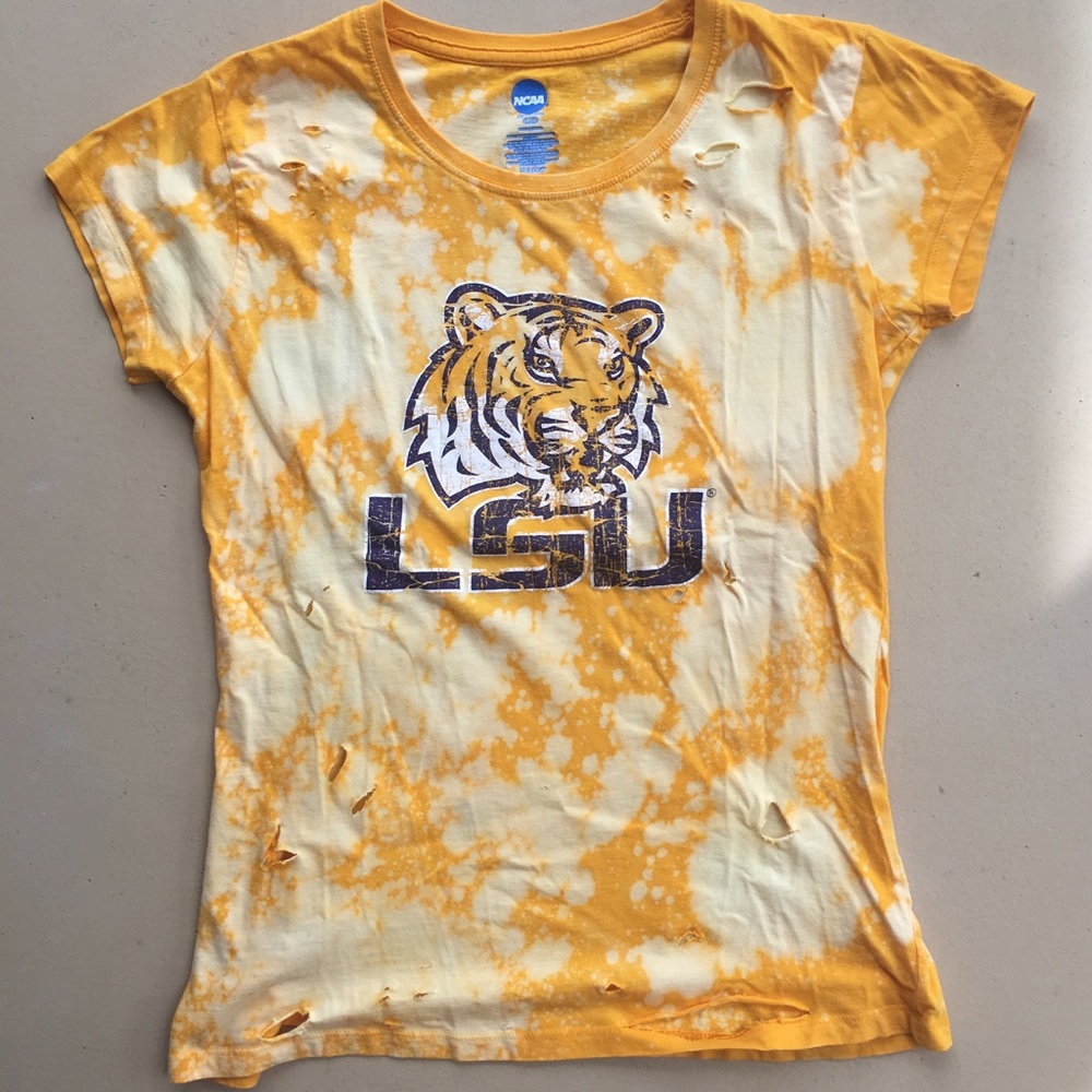 LSU Distressed Shirt