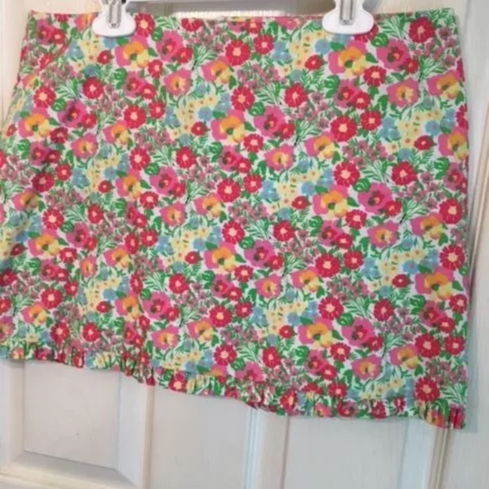 Lilly Pulitzer 4 Mini Skirt EUC 31" Waist