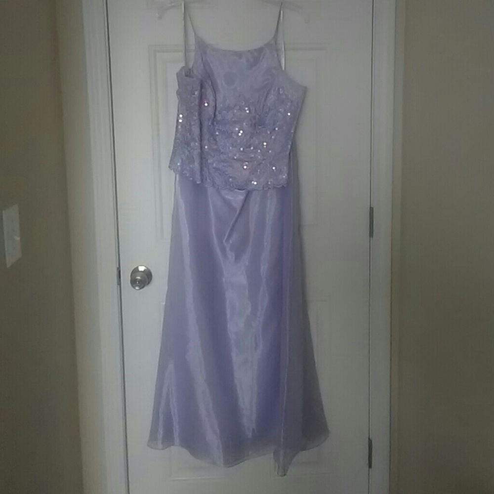 Two piece tie up top with long skirt