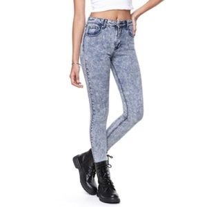 Bullhead Acid wash High Rise Jeggings