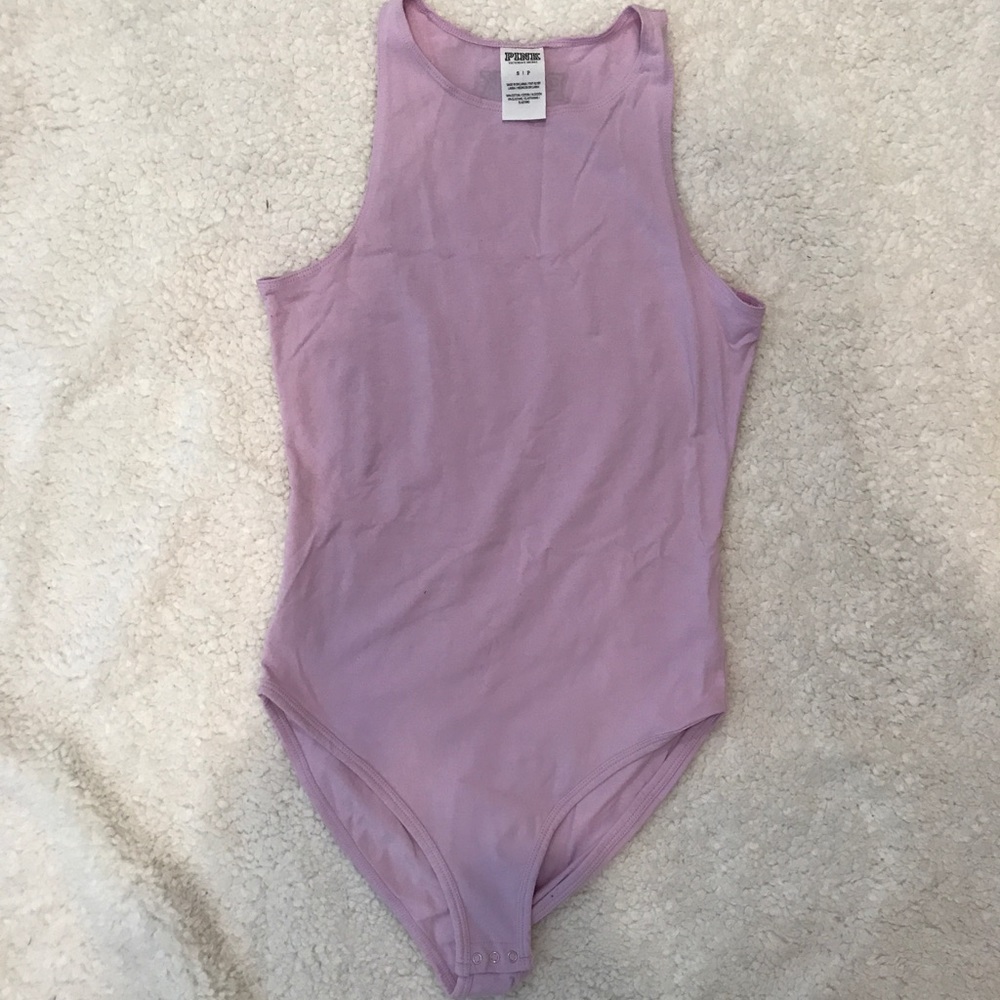Pink Brand Bodysuit (purple color)