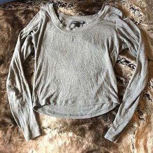 Brandy Melville long sleeve cropped shirt