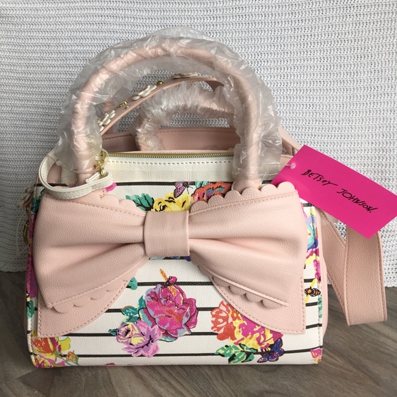 Betsey Johnson Handbags - Betsey Johnson Flower satchel, brand new