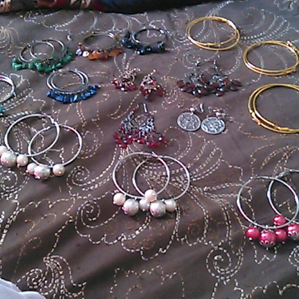 Hoop earrings