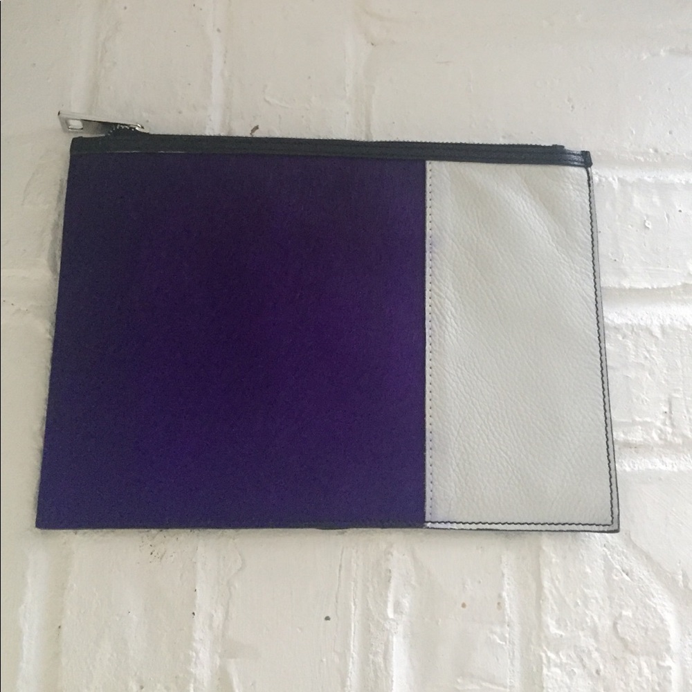 Asos Blue and white Clutch