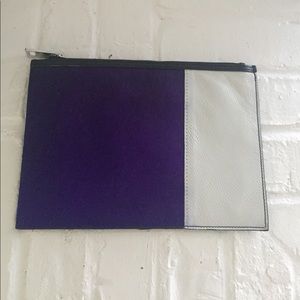 Asos Blue and white Clutch