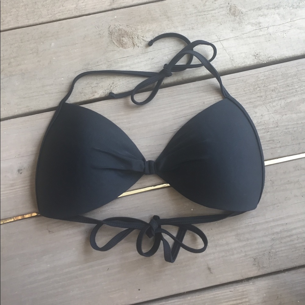 Black Push-up Bikini Top