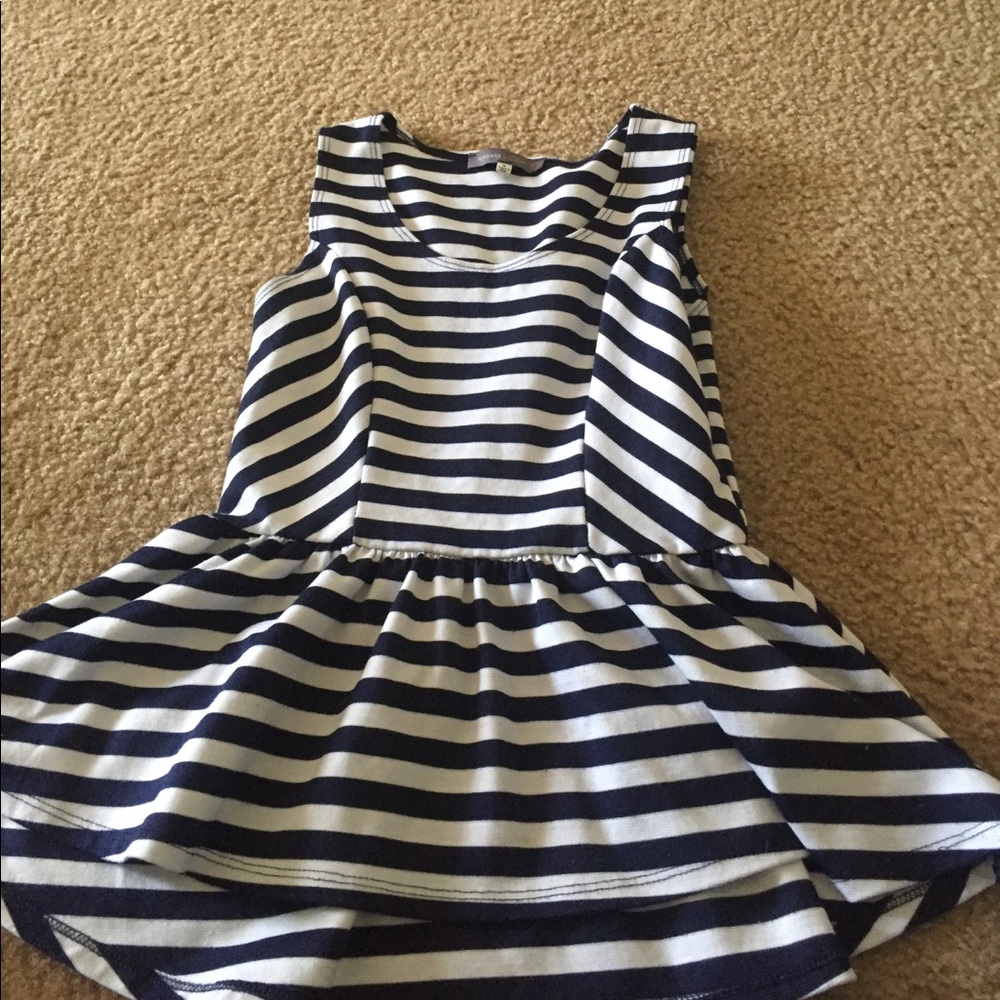 Striped dressy tank top