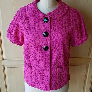 Josephine Chaus eyelet jacket