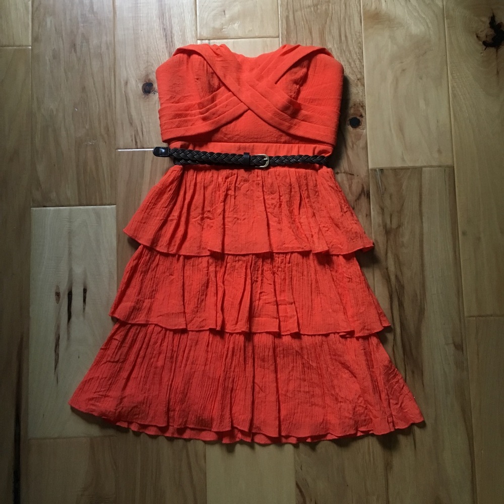 Orange sundress