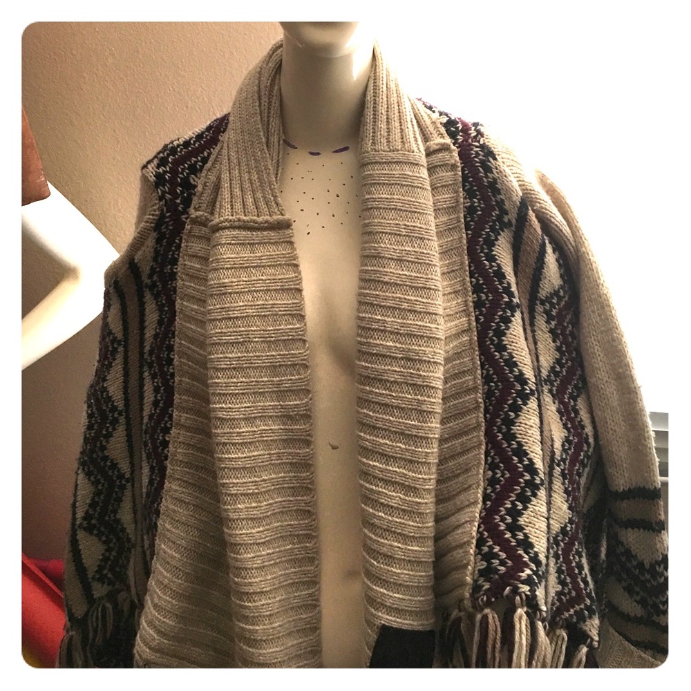 Super dry women's tassel cardigan