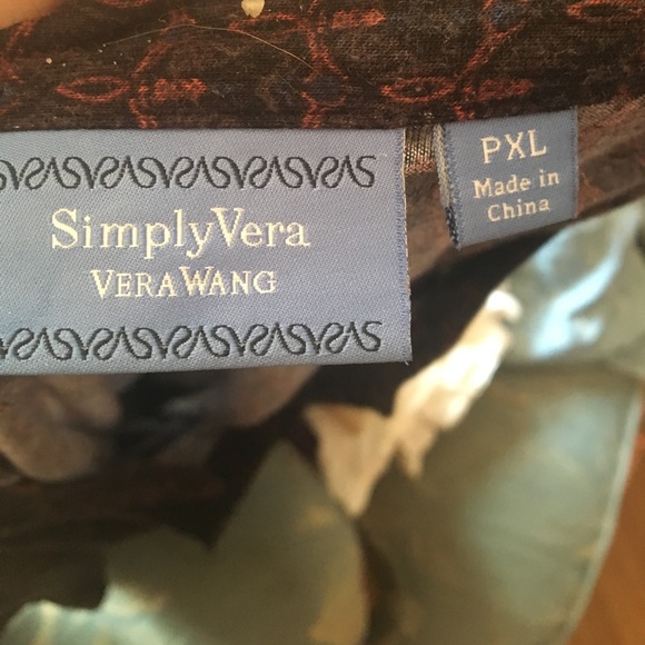 🌟🌟Vera Wang Mesh 3/4 Sleeve Tunic🌟🌟 - Picture 6 of 7