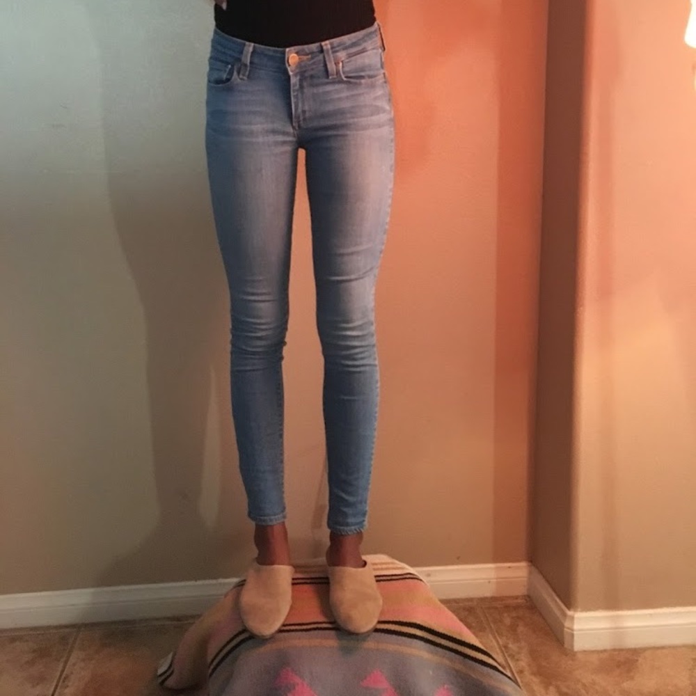 PAIGE verdugo skinny jean waist 25