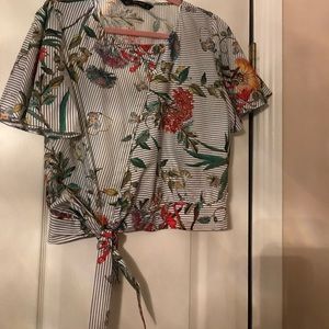 Zara Floral Top